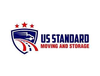 US Standard moving and storage logo design by haze