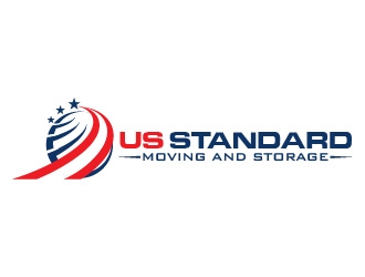 US Standard moving and storage logo design by usef44