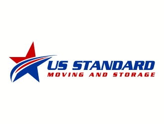 US Standard moving and storage logo design by J0s3Ph