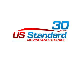 US Standard moving and storage logo design by ingepro