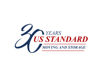 US Standard moving and storage logo design by ingepro