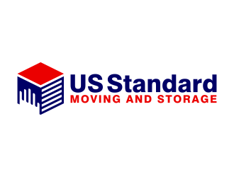 US Standard moving and storage logo design by FriZign