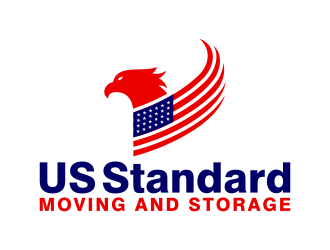 US Standard moving and storage logo design by FriZign