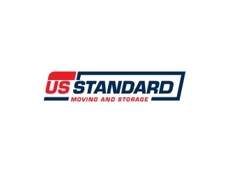 US Standard moving and storage logo design by zakdesign700