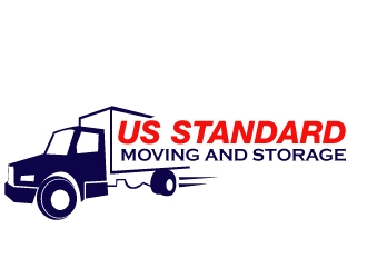 US Standard moving and storage logo design by PMG