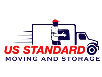 US Standard moving and storage logo design by PMG