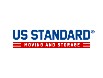 US Standard moving and storage logo design by BeDesign