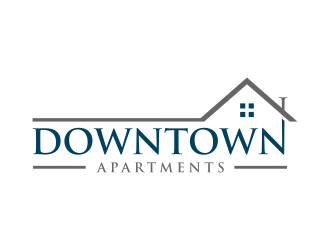 DownTown Apartments logo design by p0peye