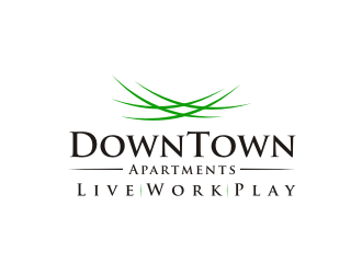 DownTown Apartments logo design by Franky.