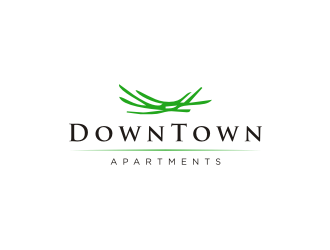 DownTown Apartments logo design by R-art