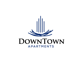 DownTown Apartments logo design by yans