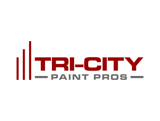 Tri-City Paint Pros logo design by p0peye
