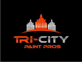 Tri-City Paint Pros logo design by Landung