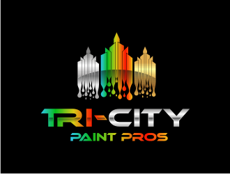 Tri-City Paint Pros logo design by Landung