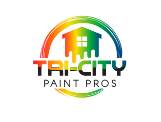 Tri-City Paint Pros logo design by justin_ezra