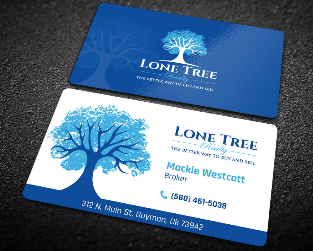 Lone Tree Realty logo design by Boomstudioz