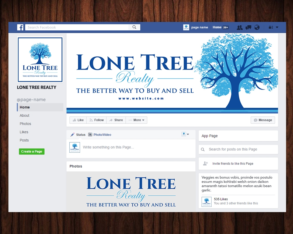 Lone Tree Realty logo design by MastersDesigns