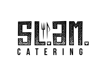 SL.AM. Catering logo design by BeDesign