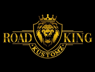 Road King Kustomz logo design by DreamLogoDesign