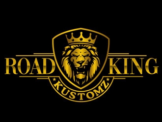 Road King Kustomz logo design by DreamLogoDesign