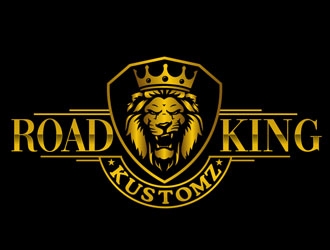 Road King Kustomz logo design by DreamLogoDesign