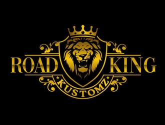 Road King Kustomz logo design by DreamLogoDesign
