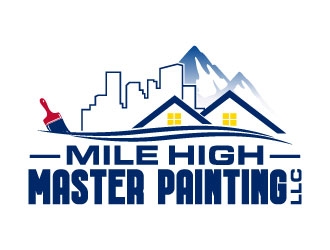 Mile High Master Painting LLC.  logo design by daywalker