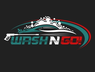 WASH N GO! logo design by jaize