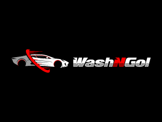 WASH N GO! logo design by torresace