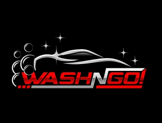 WASH N GO! logo design by LogOExperT