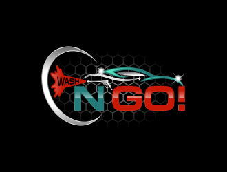 WASH N GO! logo design by done