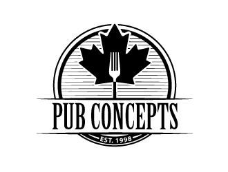 Pub Concepts logo design by uttam