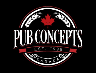 Pub Concepts logo design by jaize