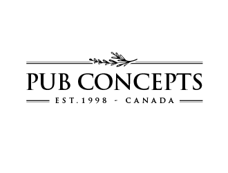 Pub Concepts logo design by BeDesign