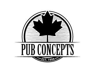 Pub Concepts logo design by uttam