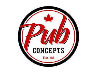 Pub Concepts logo design by pionsign