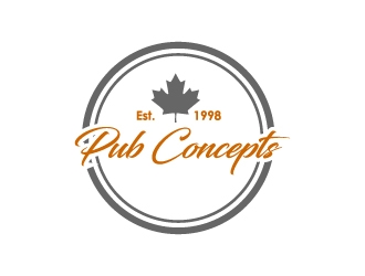 Pub Concepts logo design by Erasedink