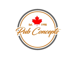 Pub Concepts logo design by Erasedink