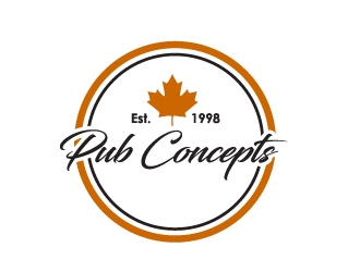Pub Concepts logo design by Erasedink