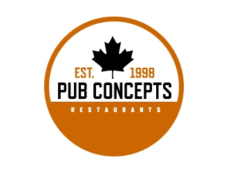 Pub Concepts logo design by Erasedink