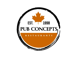 Pub Concepts logo design by Erasedink