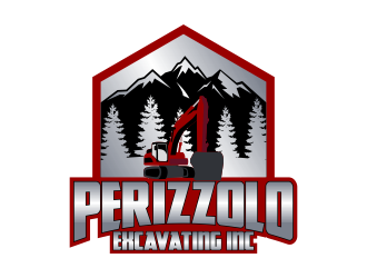 Perizzolo Excavating Inc. logo design by Kruger