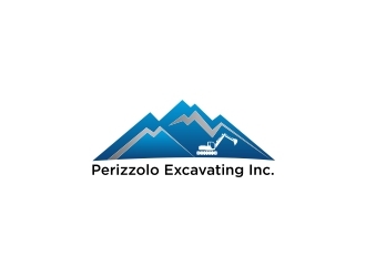 Perizzolo Excavating Inc. logo design by N3V4