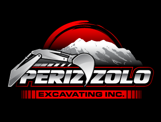 Perizzolo Excavating Inc. logo design by PRN123