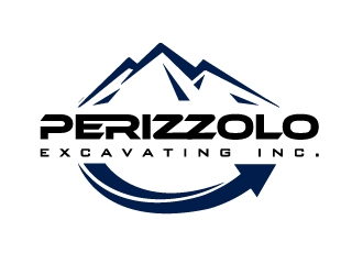 Perizzolo Excavating Inc. logo design by Marianne