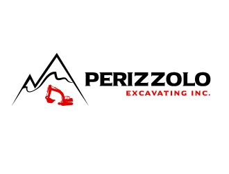 Perizzolo Excavating Inc. logo design by BeDesign