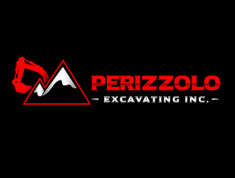 Perizzolo Excavating Inc. logo design by BeDesign
