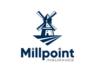 Millpoint Insurance logo design by Panara