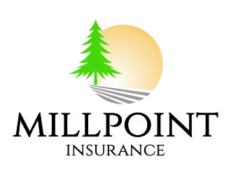 Millpoint Insurance logo design by jetzu