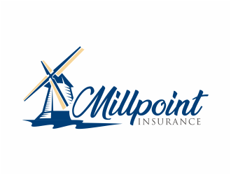 Millpoint Insurance logo design by mutafailan